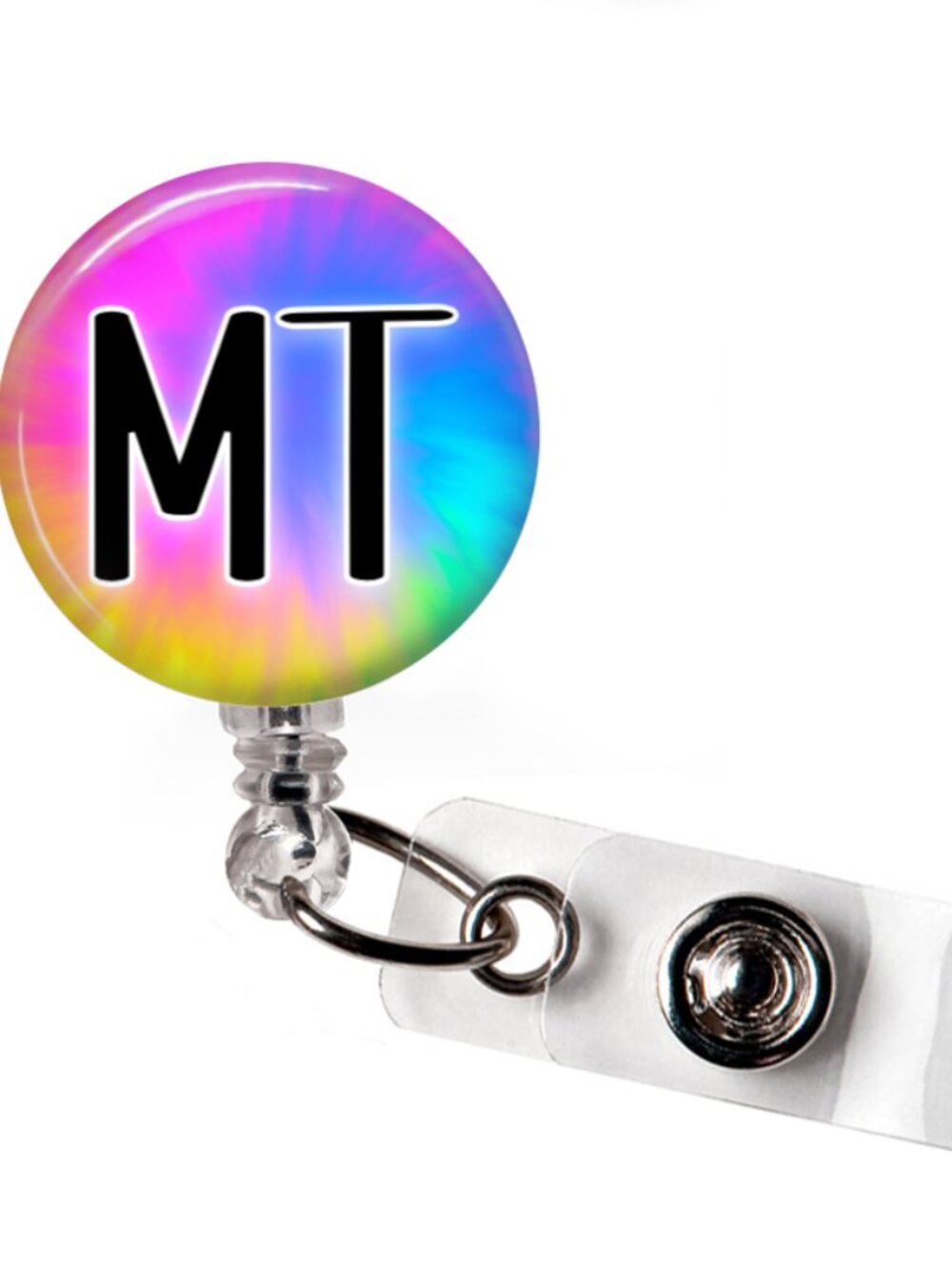 Badge Reel Medical Technologist MT Lab Tech Retractable ID Holder